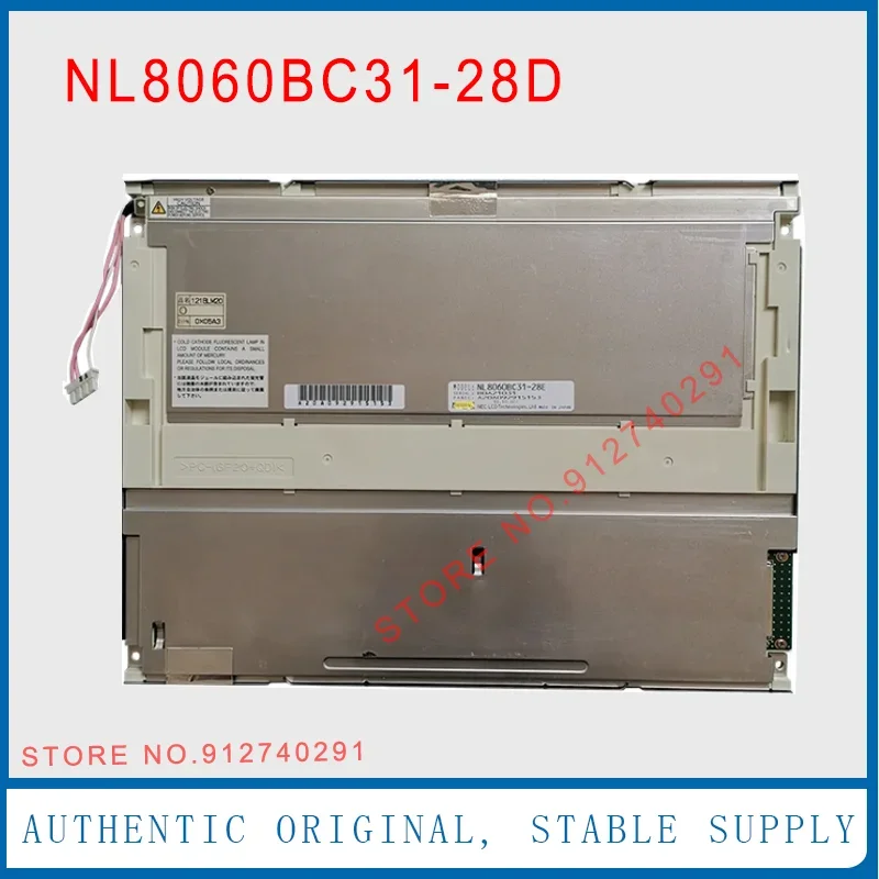 NL8060BC31-28D NL8060BC31-28 Оригинальный 12,1-дюймовый NL8060BC31-28E Промышленный TFT ЖК-дисплей Панель экрана 800*600
NL8060BC31-28D NL8060BC31-28 Оригинальный 12,1-дюймовый NL8060BC31-28E Промышленный TFT ЖК-дисплей Панель экрана 800*600