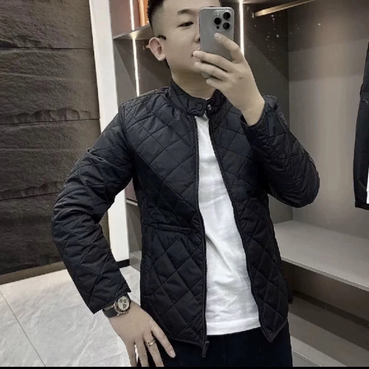 Slim Fit Lightweight Faionable Cotton Jaet Collared Outerwear for Men Autumn Winter New Arrival Versatile Busin Casual...
Slim Fit Lightweight Faionable Cotton Jaet Collared Outerwear for Men Autumn Winter New Arrival Versatile Busin Casual...