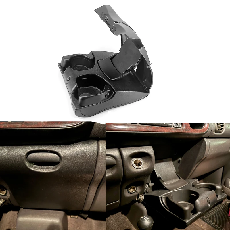 Dash Cup Holder Instrument Panel Replacement for Dodge Ram 1500 1998-2001 2500 3500 1998-2002 5FR421AZAE, 5FR421AZ
Dash Cup Holder Instrument Panel Replacement for Dodge Ram 1500 1998-2001 2500 3500 1998-2002 5FR421AZAE, 5FR421AZ