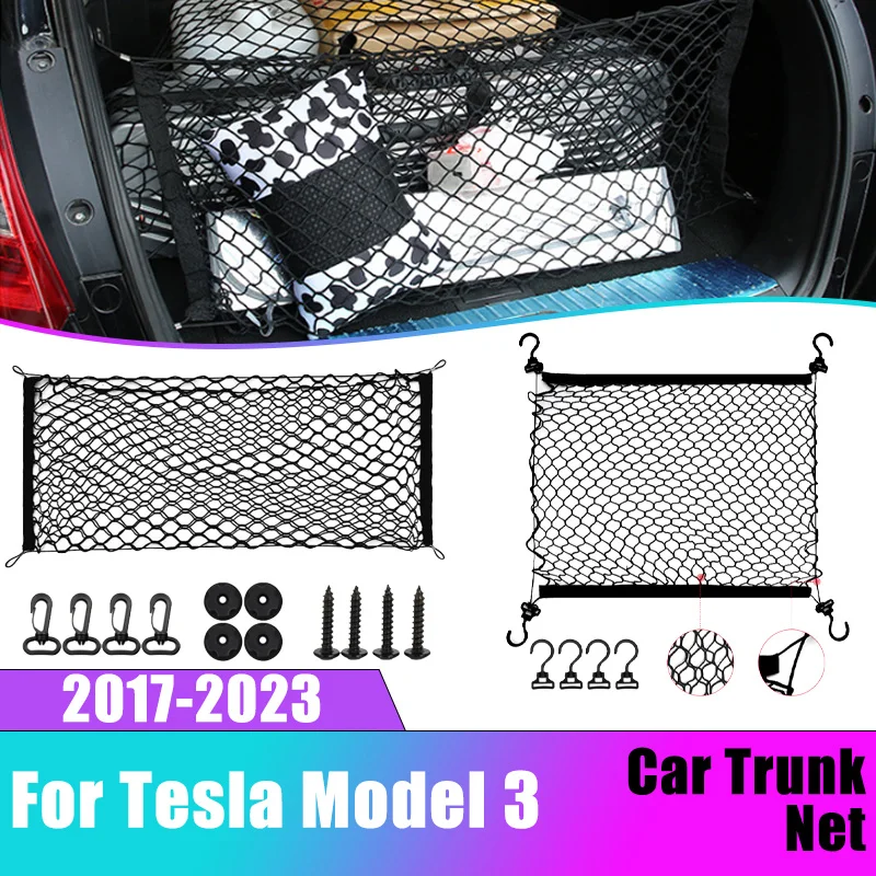 For Tesla Model 3 2017-2023 2018 2020 2022 Boot Trunk Nets Nylon Layer Mesh Luggage Bag Storage Rear Back Cargo Car Accessories
For Tesla Model 3 2017-2023 2018 2020 2022 Boot Trunk Nets Nylon Layer Mesh Luggage Bag Storage Rear Back Cargo Car Accessories