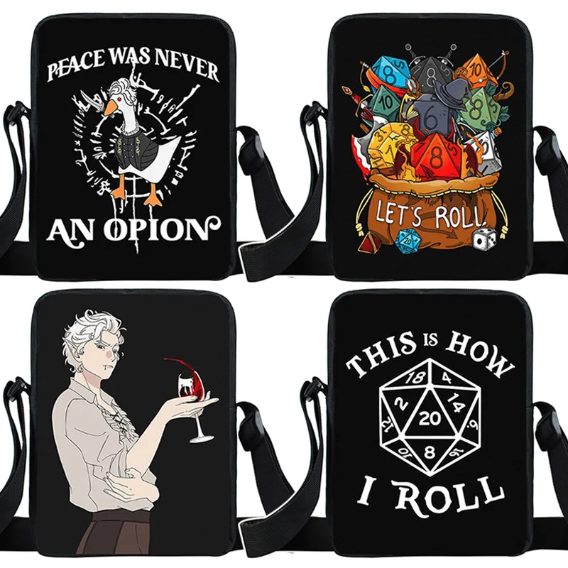 Goose Astarion Print Crossbody Bag Game Roll Dice Handbag Shoulder Bags for Travel Phone Organizer Small Messenger Bag Gift
Goose Astarion Print Crossbody Bag Game Roll Dice Handbag Shoulder Bags for Travel Phone Organizer Small Messenger Bag Gift