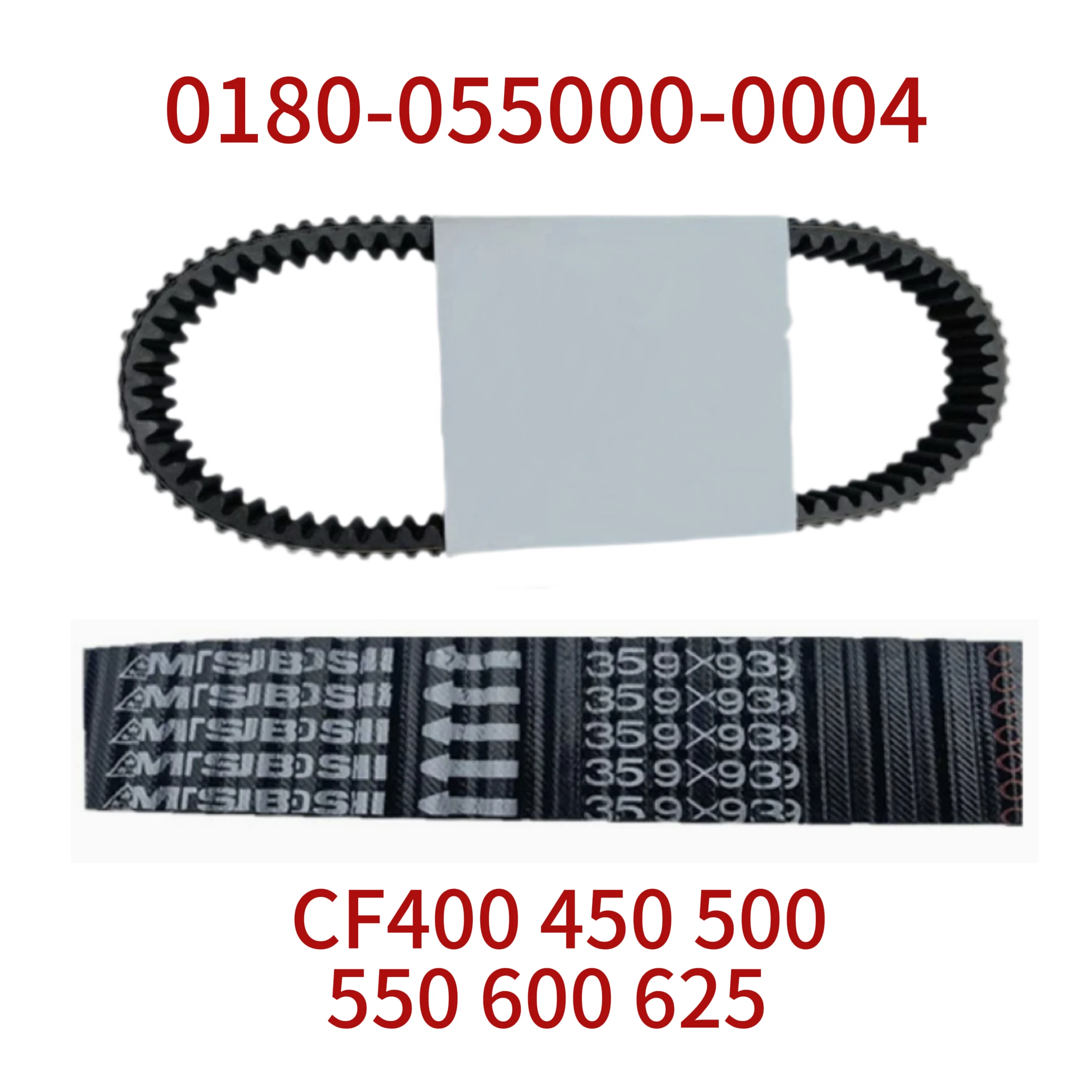 CVT Drive Belt Fit for CFMOTO CF400 CF500 CF600 CF625 ATV UTV OEM 0180-055000-0004 MICF0180-05500-0004 35.9×939mm
CVT Drive Belt Fit for CFMOTO CF400 CF500 CF600 CF625 ATV UTV OEM 0180-055000-0004 MICF0180-05500-0004 35.9×939mm