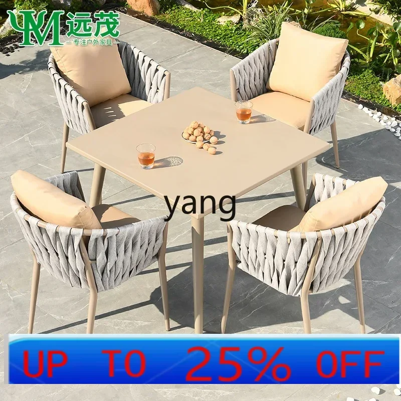 LTT outdoor balcony aluminum alloy table garden villa simple rattan tables and chairs
LTT outdoor balcony aluminum alloy table garden villa simple rattan tables and chairs