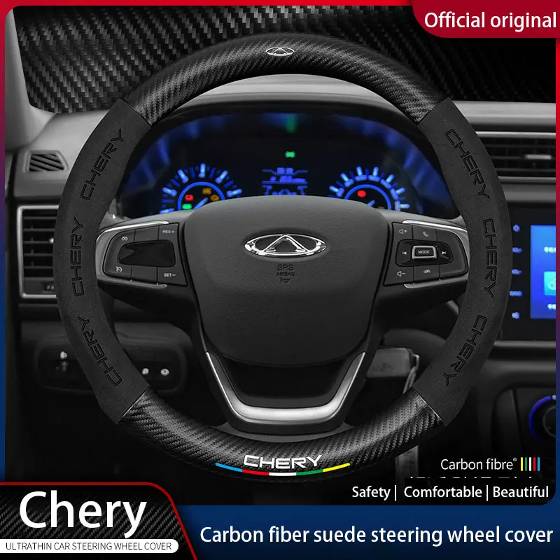Car Suede Carbon Fiber Leather Steering Wheel Cover For Chery Tiggo 8 Arrizo 5 pro gx 5x eQ7 Chery tiggo 7 Pro 2020 Car
Car Suede Carbon Fiber Leather Steering Wheel Cover For Chery Tiggo 8 Arrizo 5 pro gx 5x eQ7 Chery tiggo 7 Pro 2020 Car