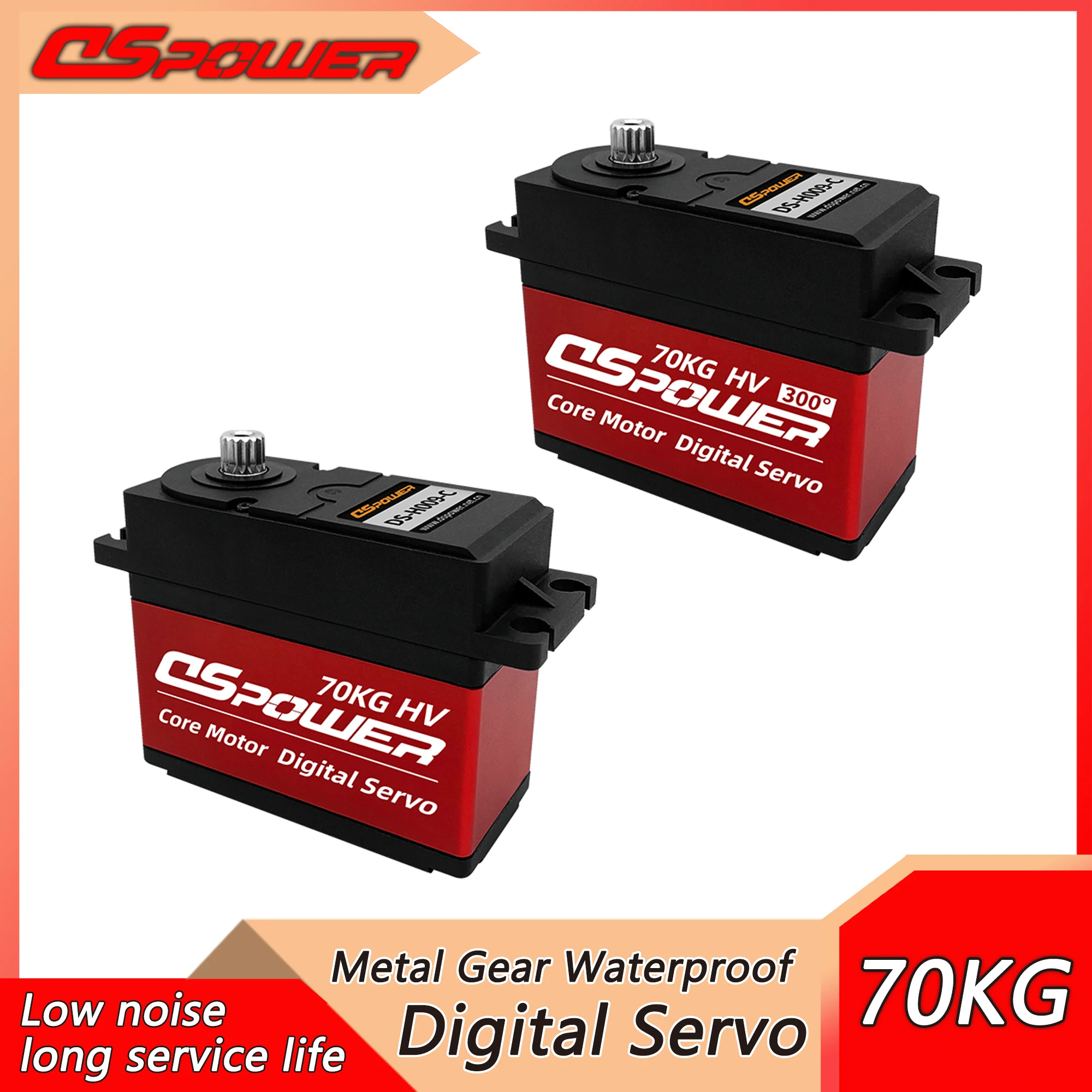 DSpower 70KG HV High Speed Voltage Steel Waterproof Metal Gear Digital Servo for 1/5 RC Dirft Car Crawler Truck Robot Arm Wltoys
DSpower 70KG HV High Speed Voltage Steel Waterproof Metal Gear Digital Servo for 1/5 RC Dirft Car Crawler Truck Robot Arm Wltoys