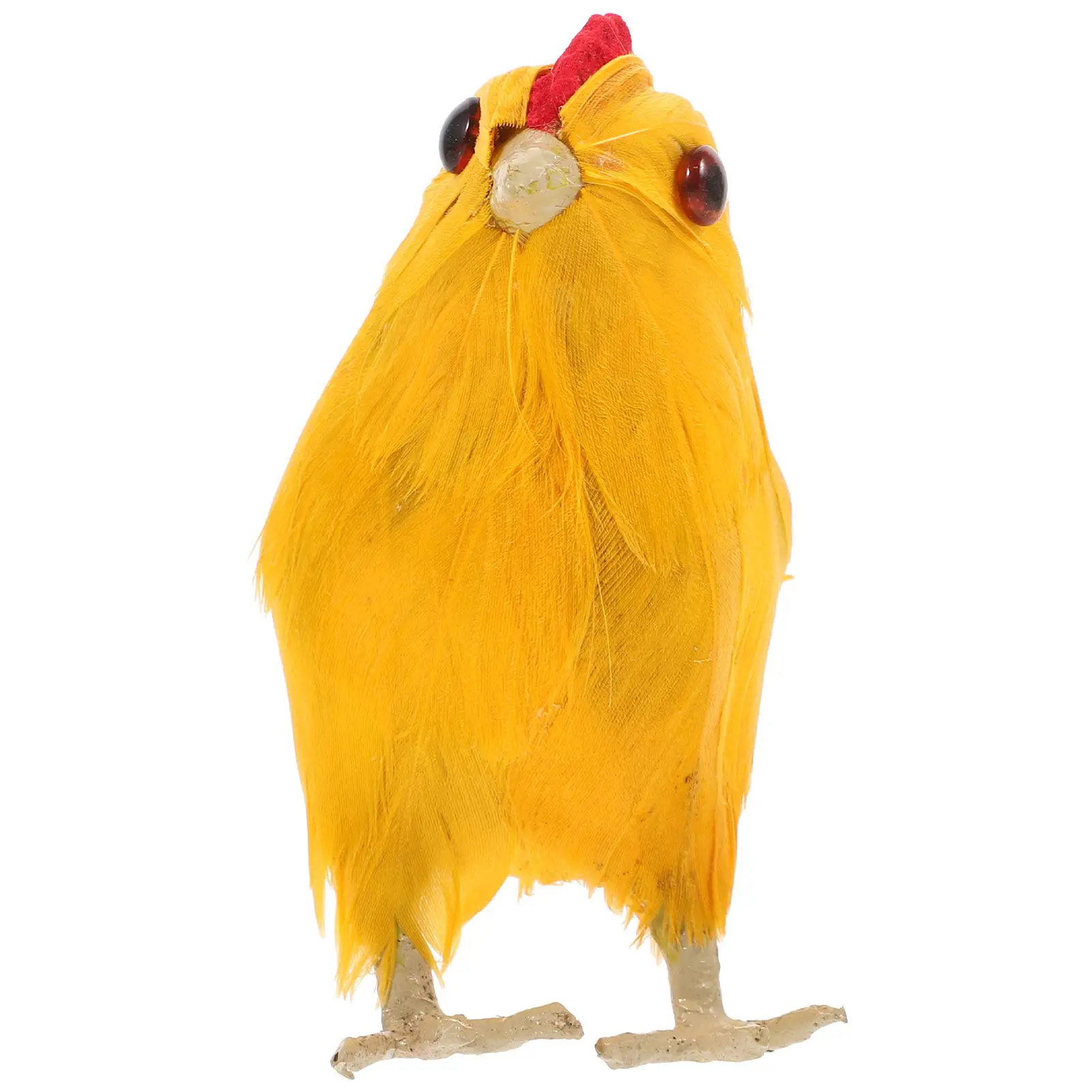 Simulation Chick Ornament Realistic Chicken Decor Foam Material Small Animal Sculpture Decoration Farmhouse Display
Simulation Chick Ornament Realistic Chicken Decor Foam Material Small Animal Sculpture Decoration Farmhouse Display