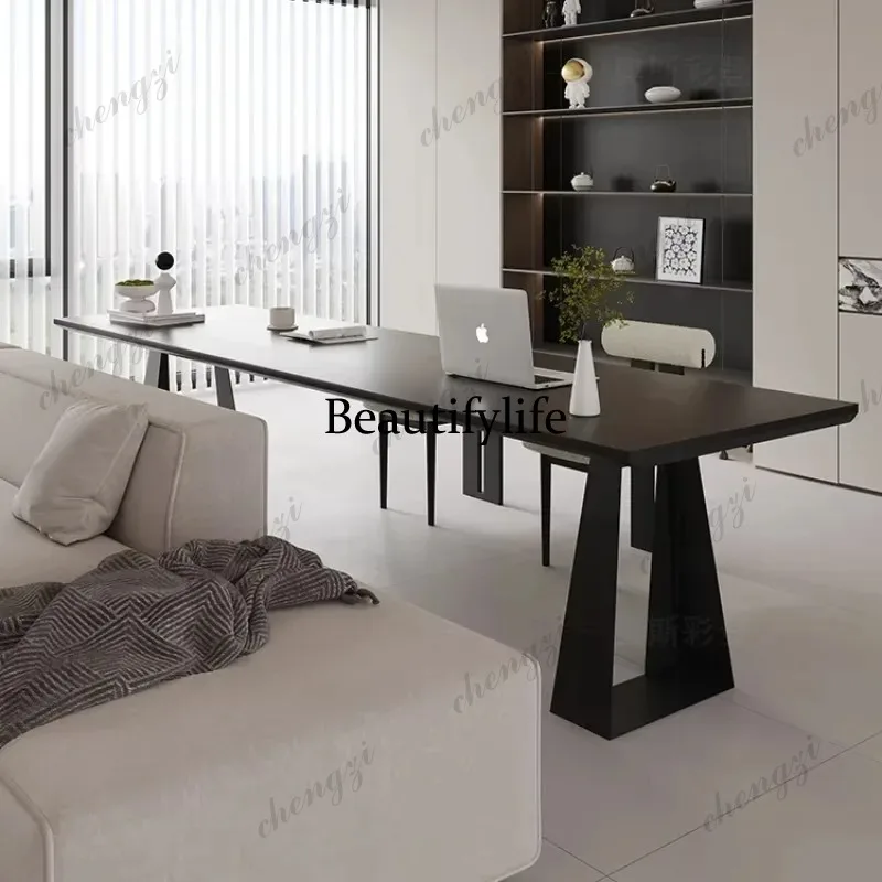 PPP Black Luxury Wood Office Desks Modern Home Asthetic Large Executive Computer Desks Standing Writing Scrivania Office Furnitu
PPP Black Luxury Wood Office Desks Modern Home Asthetic Large Executive Computer Desks Standing Writing Scrivania Office Furnitu