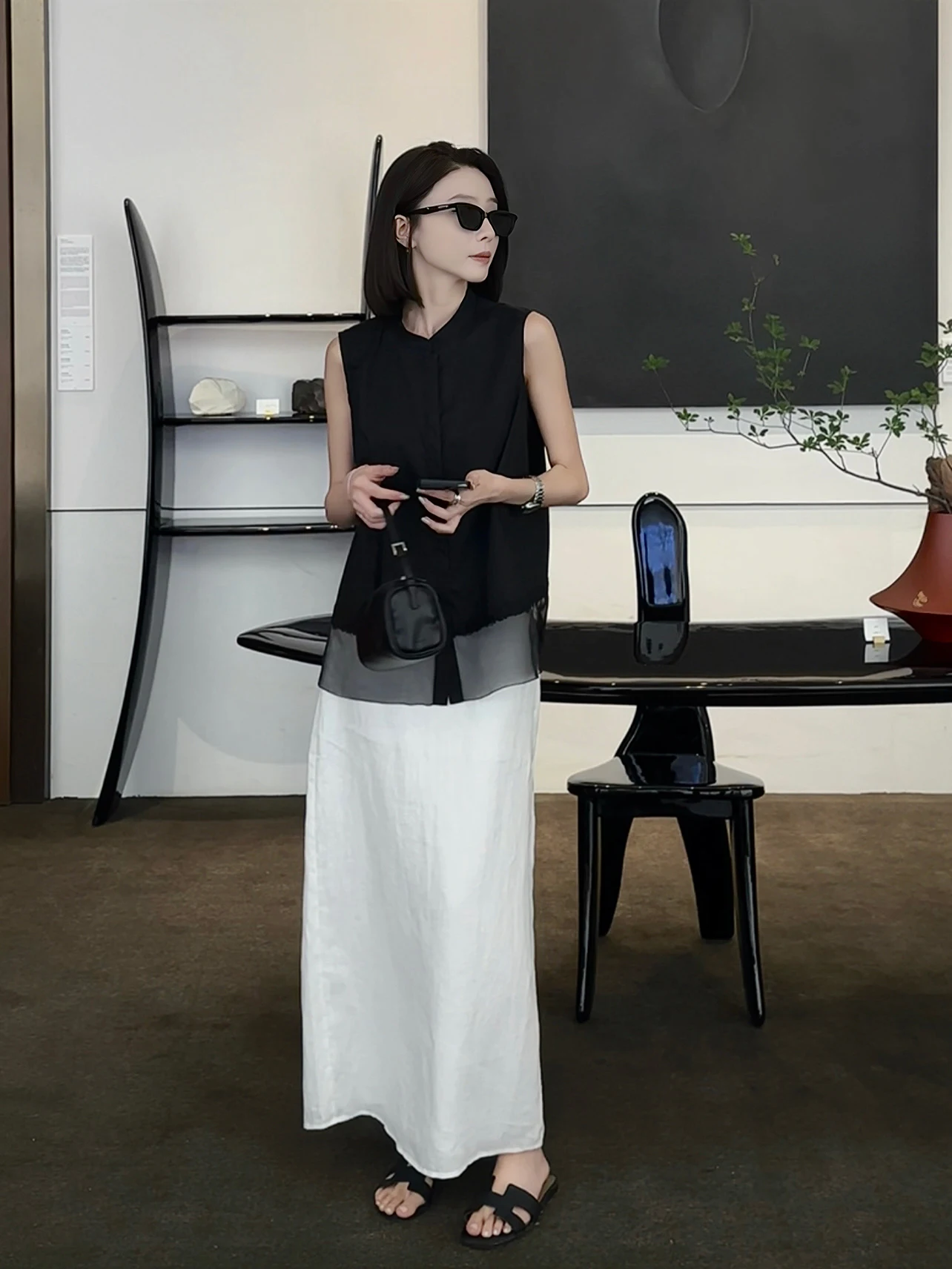 Comfortable Breathable Spring Summer f Skirt Elastic Waist Versatile Commute Sle mid Waist A-Line Skirt Pure Color
Comfortable Breathable Spring Summer f Skirt Elastic Waist Versatile Commute Sle mid Waist A-Line Skirt Pure Color