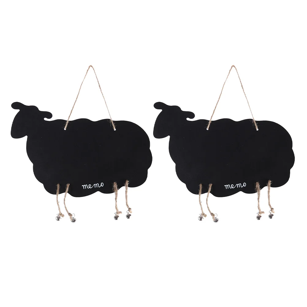2 Pcs Hanging Chalkboard Sign Double Sided Blackboard Sheep Shaped Wooden Lovely Child
2 Pcs Hanging Chalkboard Sign Double Sided Blackboard Sheep Shaped Wooden Lovely Child