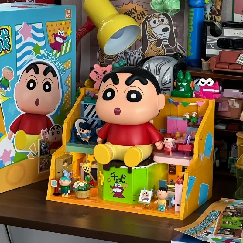 AREA-X Crayon Shinchan Assembled Building Blocks Toy Model Assembly Block Desktop Decoration Ornament Holiday Gift
AREA-X Crayon Shinchan Assembled Building Blocks Toy Model Assembly Block Desktop Decoration Ornament Holiday Gift