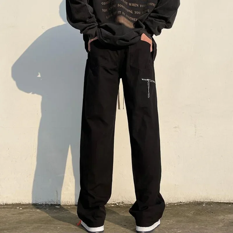 Cargo Pants for Men Wide Straight Trousers Man Autumn Brown Aesthetic Korean Style Slacks Cheapest Baggy Vintage Cotton Big Size
Cargo Pants for Men Wide Straight Trousers Man Autumn Brown Aesthetic Korean Style Slacks Cheapest Baggy Vintage Cotton Big Size