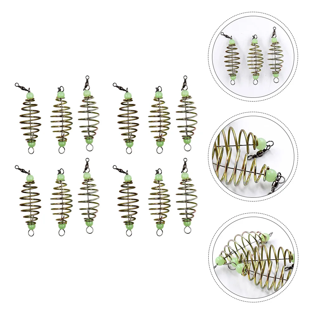 24 Pcs Luminous Bead Spring Bait Cage Fishing Accessories Folded Trap Live Cooler Feed Hook Carbon Steel Ideal Gift
24 Pcs Luminous Bead Spring Bait Cage Fishing Accessories Folded Trap Live Cooler Feed Hook Carbon Steel Ideal Gift