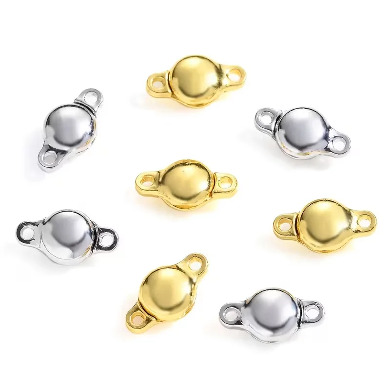 5 Sets 10*18mm Golden Round Magnetic Clasps and Closures for Bracelet Necklace Jewelry Making
5 Sets 10*18mm Golden Round Magnetic Clasps and Closures for Bracelet Necklace Jewelry Making