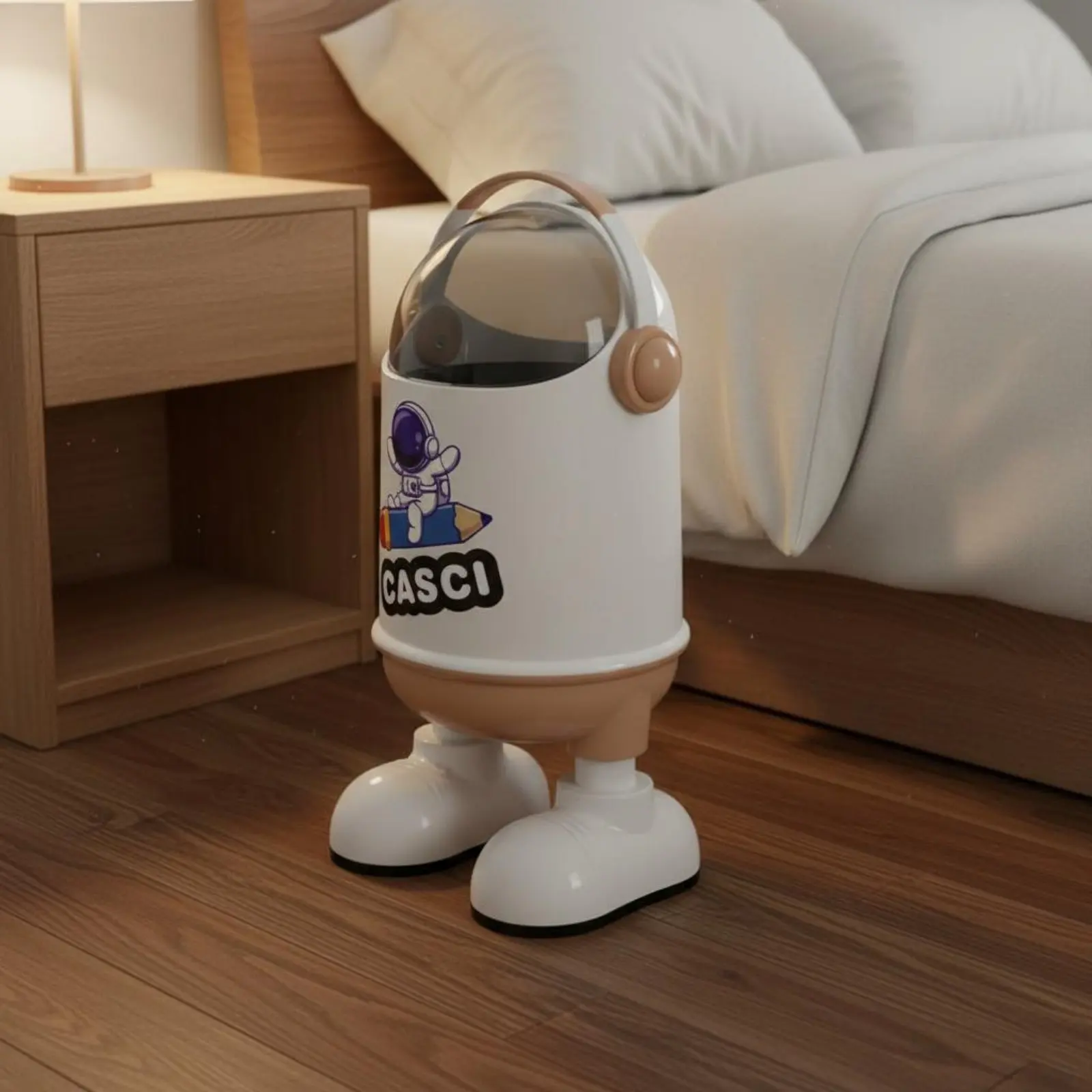 Cartoon Astronaut Trash Can Easy to Clean Astronaut Trash Can Flip-Top Waste Bin Sturdy Plastic Wastebasket Odor Control
Cartoon Astronaut Trash Can Easy to Clean Astronaut Trash Can Flip-Top Waste Bin Sturdy Plastic Wastebasket Odor Control