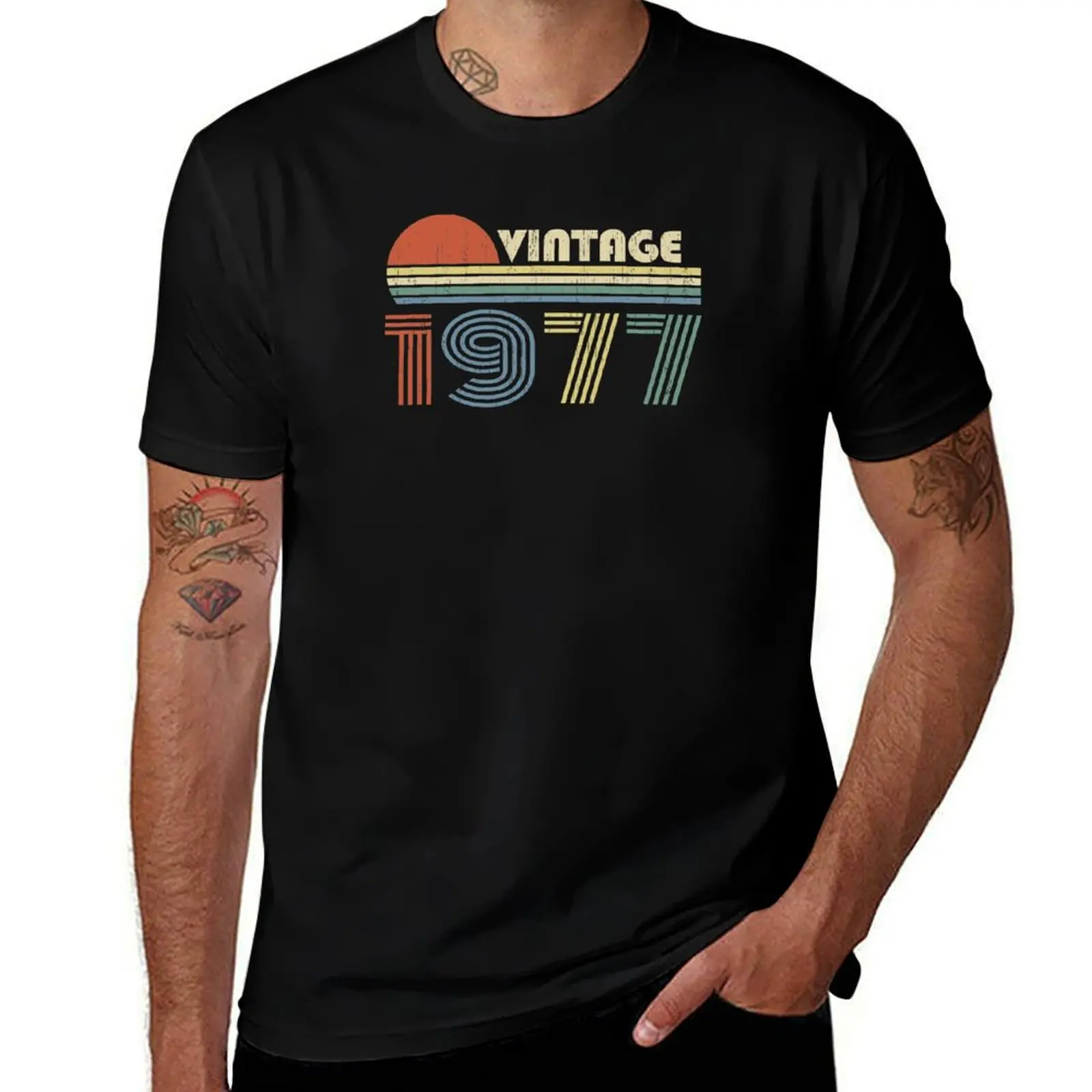 Vintage 1977 43rd Birthday Gift Born In 1977 43 Years Old VT170820 T-Shirt oversizeds summer top clothes for men 
Vintage 1977 43rd Birthday Gift Born In 1977 43 Years Old VT170820 T-Shirt oversizeds summer top clothes for men