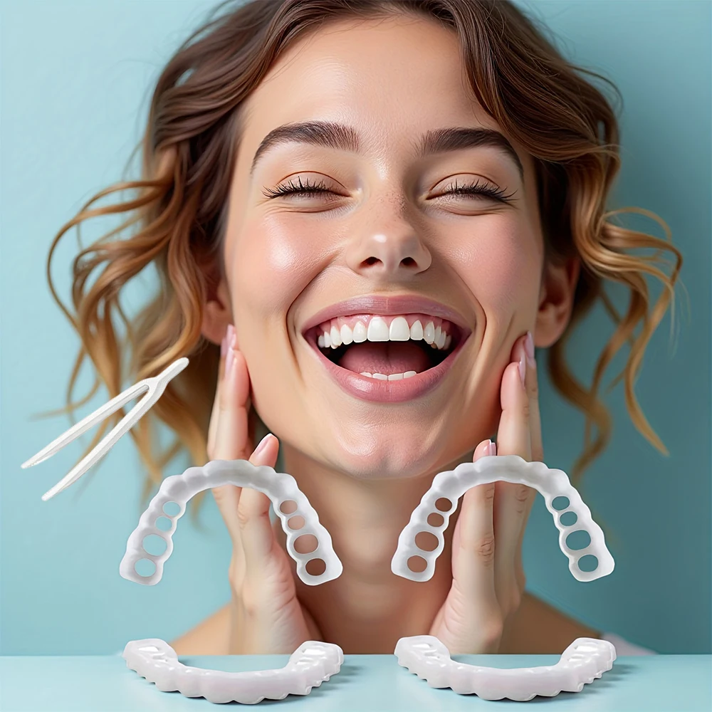 Graduation Ceremony Teeth Veneers Reusable False Teeth Cover, Elegant bright smile for photos and party H2931
Graduation Ceremony Teeth Veneers Reusable False Teeth Cover, Elegant bright smile for photos and party H2931