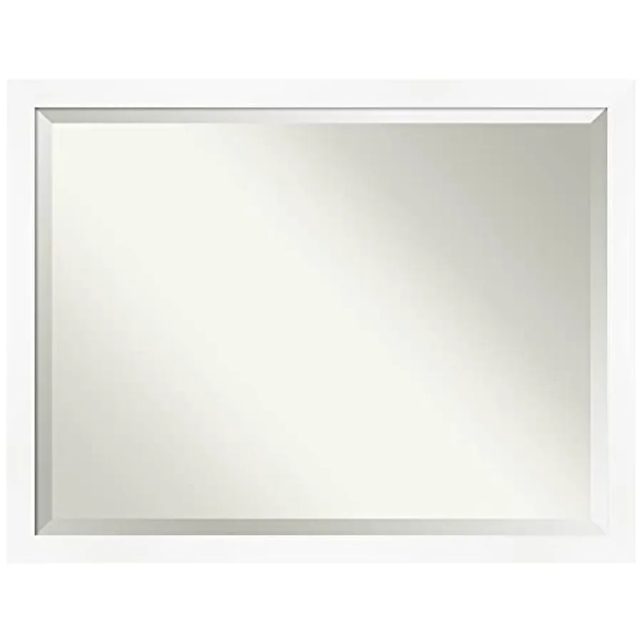 White Wall Mirror 33x43 Cabinet White Narrow Rectangle Bathroom Mirror for Wall Decor Living Room, X-Large Modern Frame, Hangs
White Wall Mirror 33x43 Cabinet White Narrow Rectangle Bathroom Mirror for Wall Decor Living Room, X-Large Modern Frame, Hangs