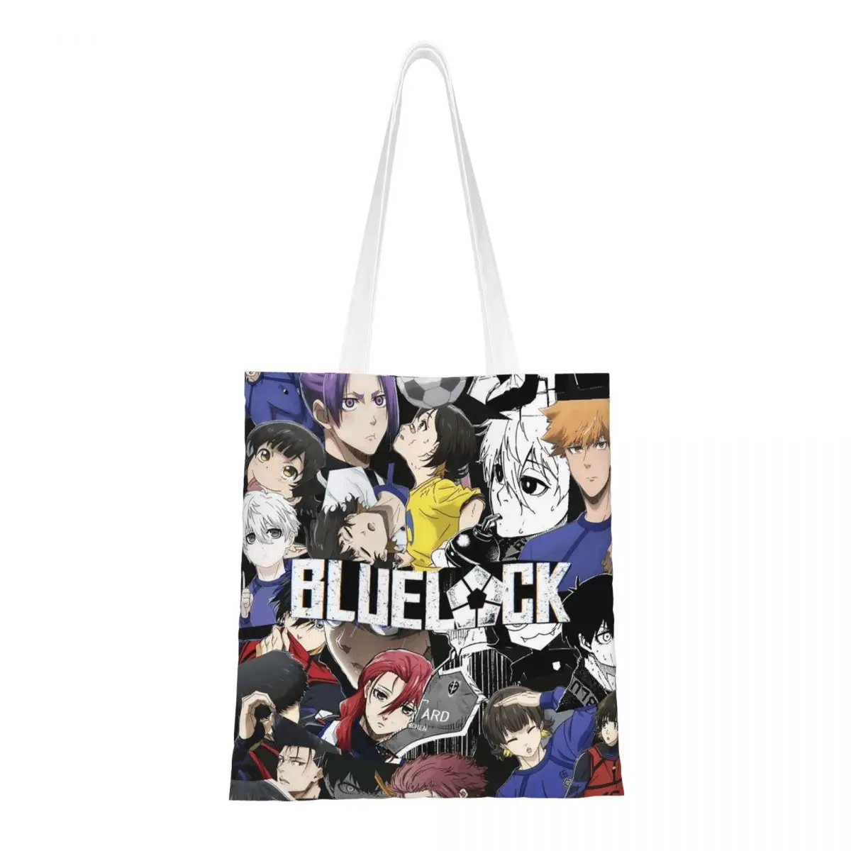 Blue Lock Football Shopping Bags Ladies Canvas The Tote Bag Reusable Girls Shoulder Tote Travel Handbag
Blue Lock Football Shopping Bags Ladies Canvas The Tote Bag Reusable Girls Shoulder Tote Travel Handbag