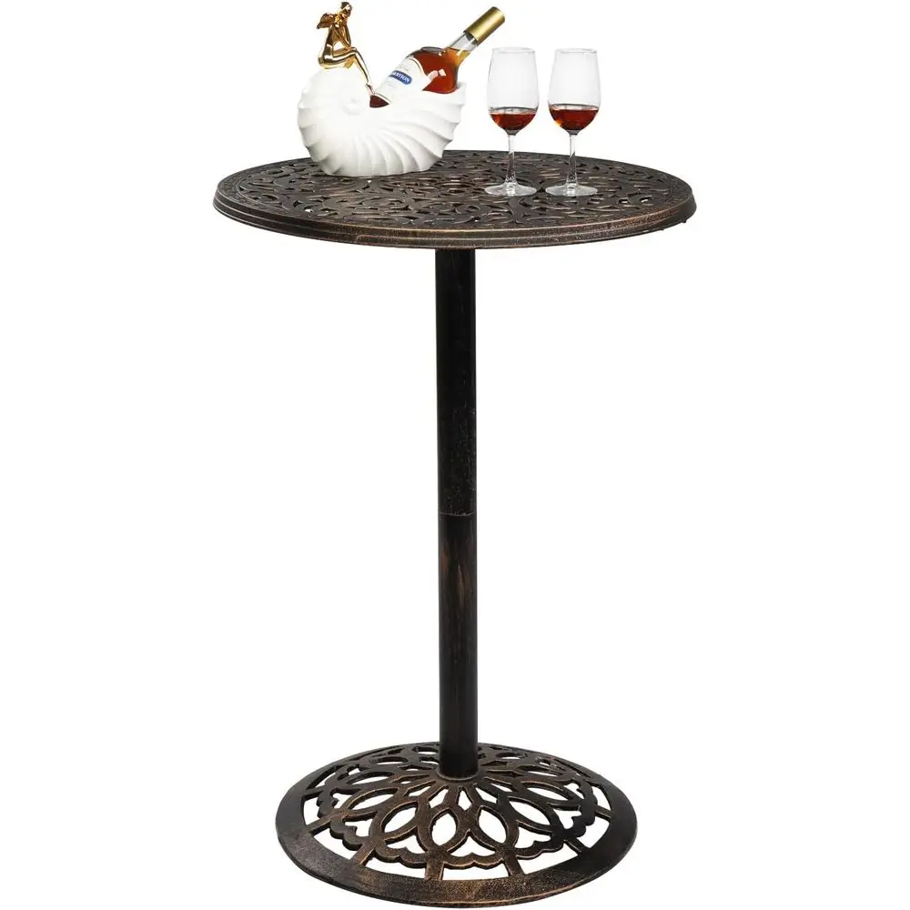 40 Round Outdoor High-Top Bar Table, Patio Bistro Pub Table, 28 Diameter x 40 Height
40 Round Outdoor High-Top Bar Table, Patio Bistro Pub Table, 28 Diameter x 40 Height