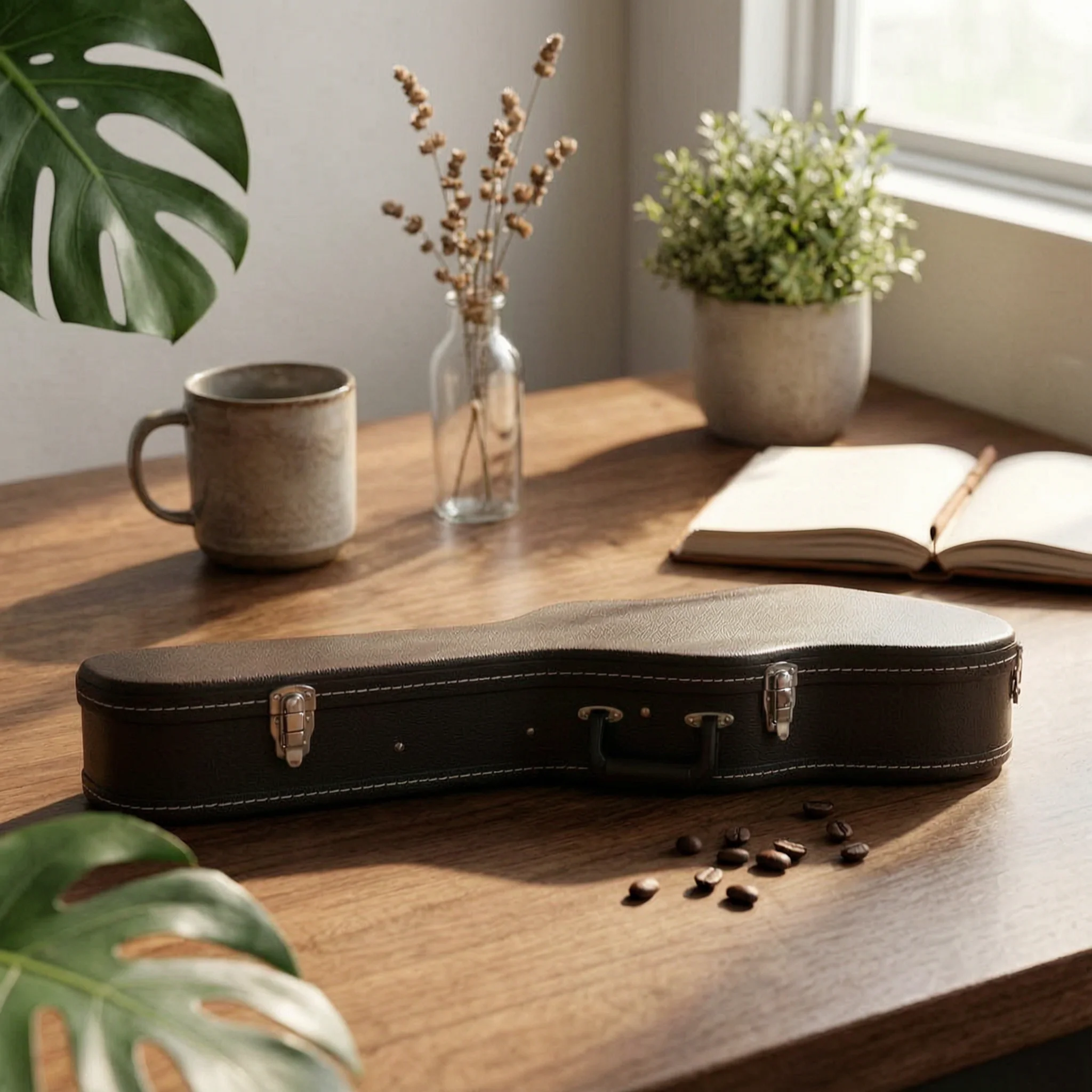 Wooden Guitar Case Waterproof Hard Guitar Case Musical Instrument Storage Shockproof Easy to Wipe Clean
Wooden Guitar Case Waterproof Hard Guitar Case Musical Instrument Storage Shockproof Easy to Wipe Clean