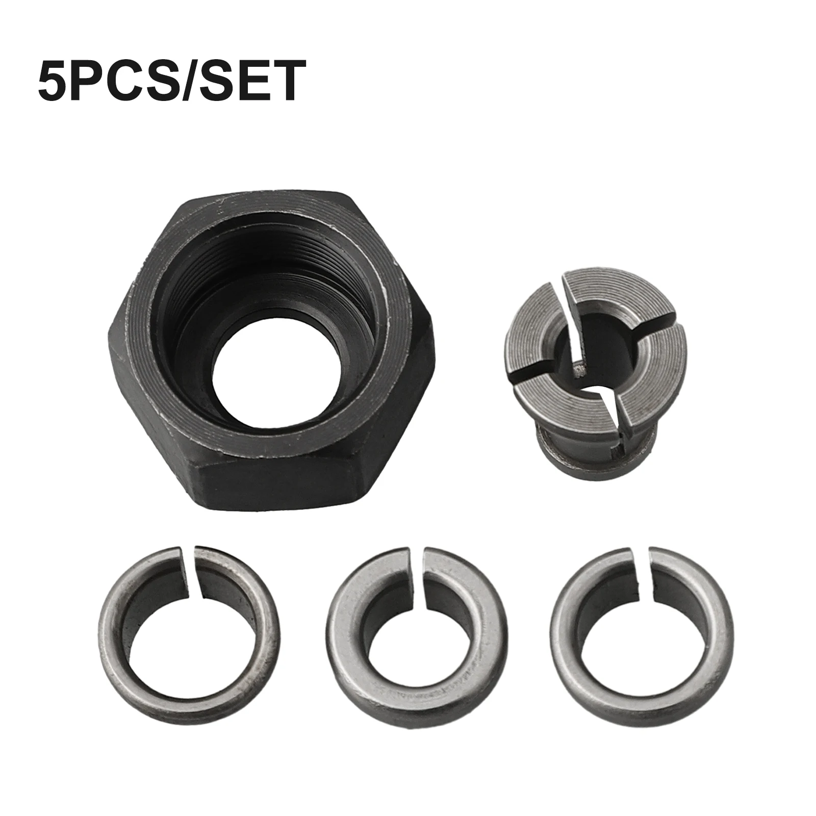 M17 Collet Chuck Adapter & Nuts 6/6.35/8mm Engraving Trimming Machine Electric Router Wood Router Milling Cutter Multi-sets
M17 Collet Chuck Adapter & Nuts 6/6.35/8mm Engraving Trimming Machine Electric Router Wood Router Milling Cutter Multi-sets