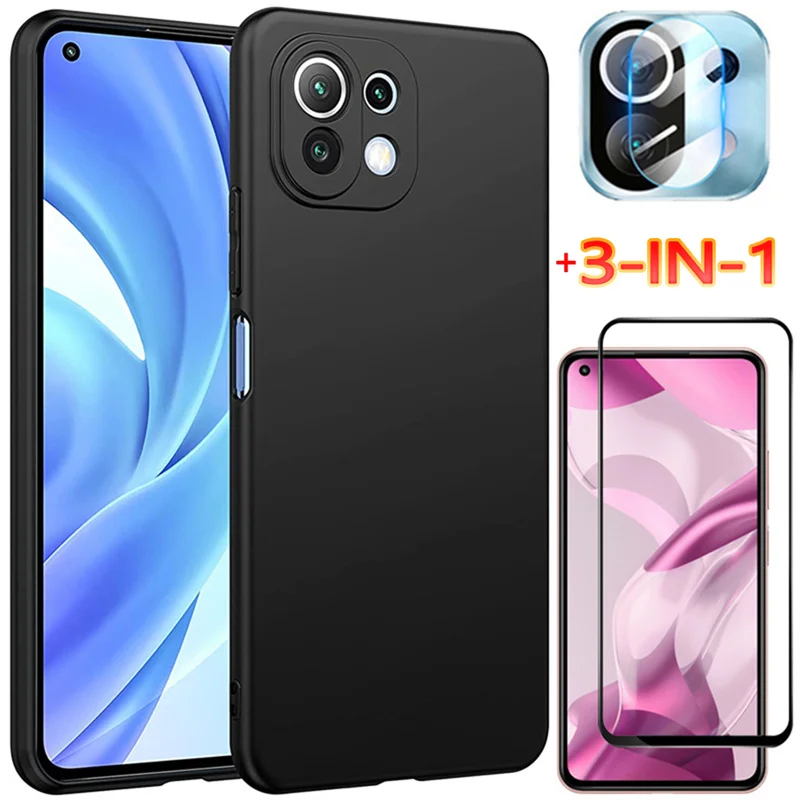 xiaomi 11 lite 5g ne case, tempered glass + tpu case for xiaomi mi-11lite 5g soft anti-shock phone cases mi11 lite 5g ne cover
xiaomi 11 lite 5g ne case, tempered glass + tpu case for xiaomi mi-11lite 5g soft anti-shock phone cases mi11 lite 5g ne cover