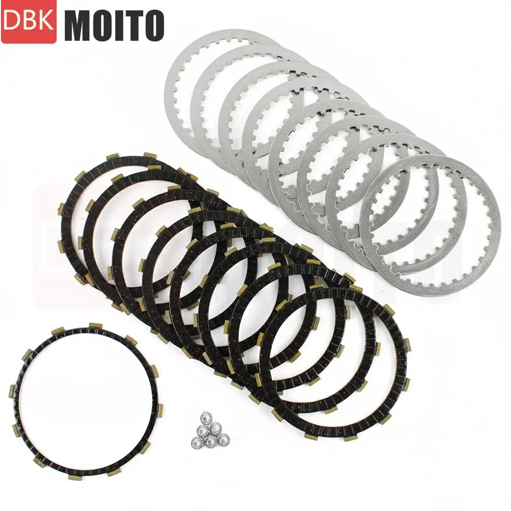 Комплект фрикционных стальных дисков сцепления мотоцикла для Harley Dyna Road Glide Fat Boy Wide Glide Road King Softail Rocker 1998-2017
Комплект фрикционных стальных дисков сцепления мотоцикла для Harley Dyna Road Glide Fat Boy Wide Glide Road King Softail Rocker 1998-2017