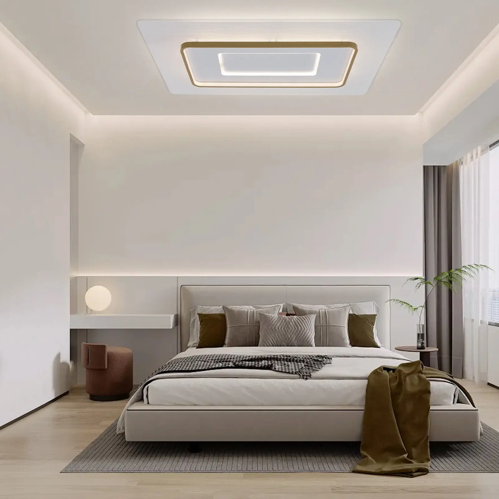 LED Rectangle Chandelier Flush Mount LED Ceiling Light w/Remote Control 110-220V
LED Rectangle Chandelier Flush Mount LED Ceiling Light w/Remote Control 110-220V