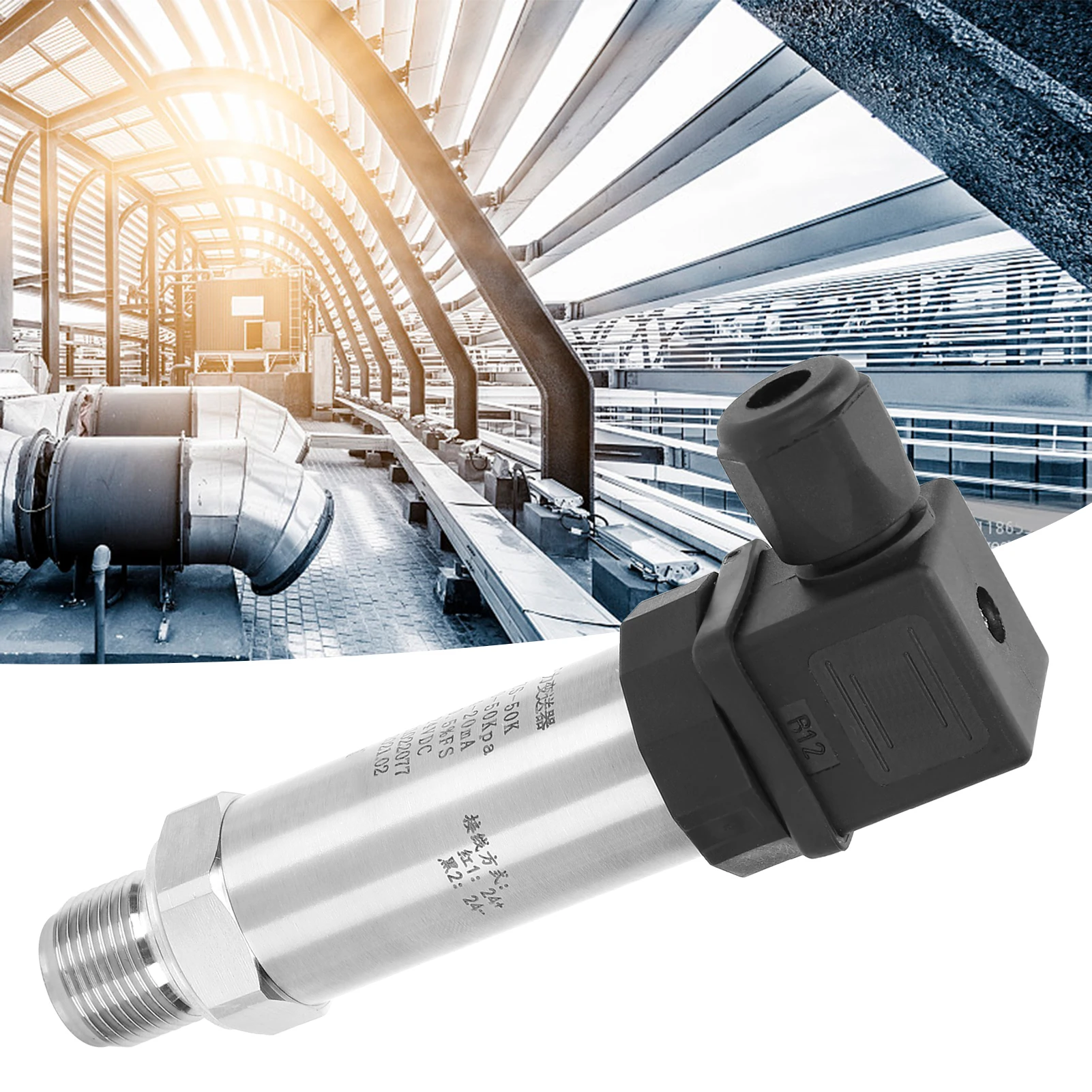 ZK30 Pressure Transmitter 4‑20mA Stainless Steel Diffused Silicon Transducer Sensor 8~32V
ZK30 Pressure Transmitter 4‑20mA Stainless Steel Diffused Silicon Transducer Sensor 8~32V