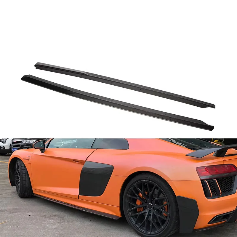 Боковые юбки из углеродного волокна, удлинитель двери, спойлер для Audi R8 V10 Gen 2 2016-2019
Боковые юбки из углеродного волокна, удлинитель двери, спойлер для Audi R8 V10 Gen 2 2016-2019