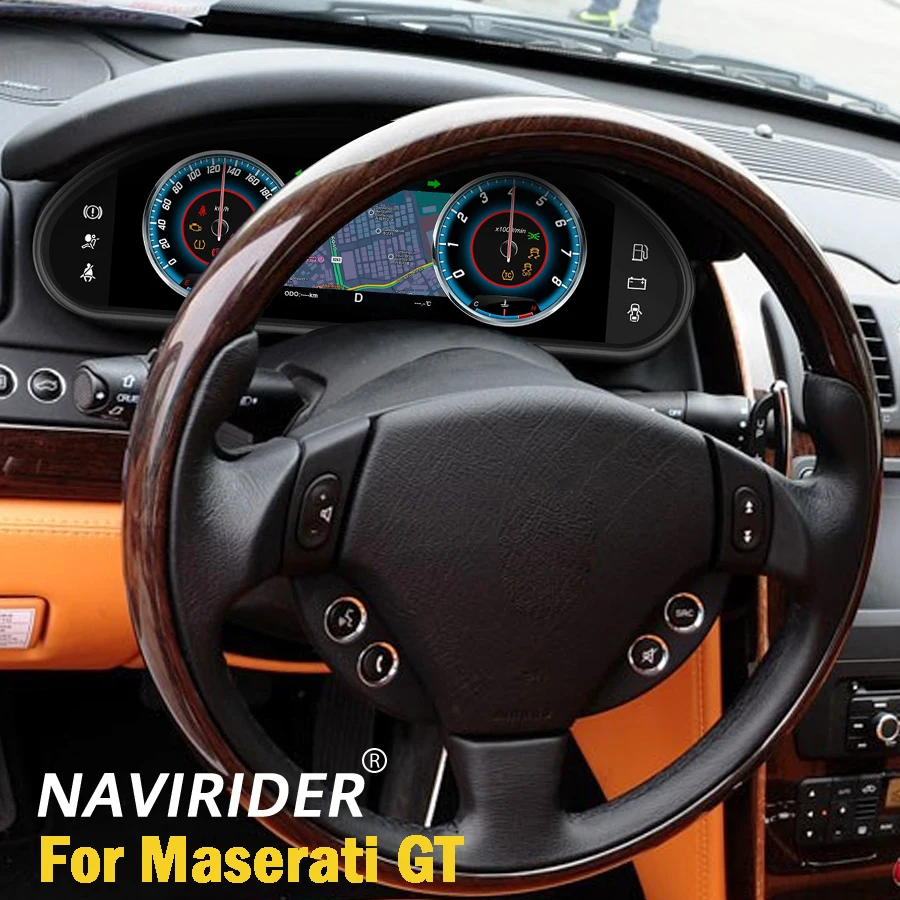 12.3inch Car LCD Instrument For Maserati GranTurismo GT 2007-2017 Panel Cluster Map Multiple Colorful UI High Definition Display
12.3inch Car LCD Instrument For Maserati GranTurismo GT 2007-2017 Panel Cluster Map Multiple Colorful UI High Definition Display