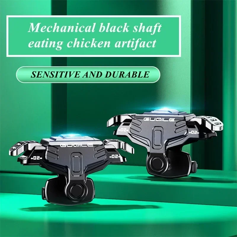 2pcs GT02 Mobile Phone L1R1 Fire Button Game Controller Gaming Trigger for PUBG Aim Shooting Gamepad Joystick for IPhone Android
2pcs GT02 Mobile Phone L1R1 Fire Button Game Controller Gaming Trigger for PUBG Aim Shooting Gamepad Joystick for IPhone Android