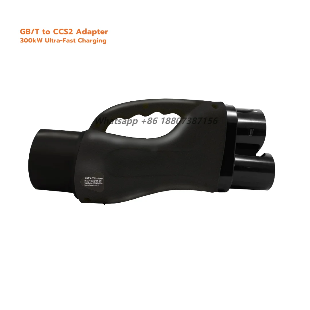 Factory Price Electric Car Charging Adapter 1000v Dc 300A Electric Car Charger Connector GBT to Combination Ccs2 Adapter
Factory Price Electric Car Charging Adapter 1000v Dc 300A Electric Car Charger Connector GBT to Combination Ccs2 Adapter