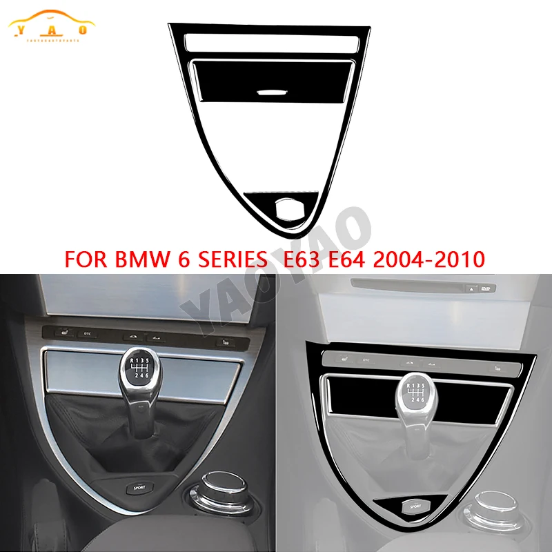 Center Manual Gear Shift Trim Panel Cover Stickers Car Interior Accessories Piano Black For BMW 6 series E63 E64 2004-2007
Center Manual Gear Shift Trim Panel Cover Stickers Car Interior Accessories Piano Black For BMW 6 series E63 E64 2004-2007