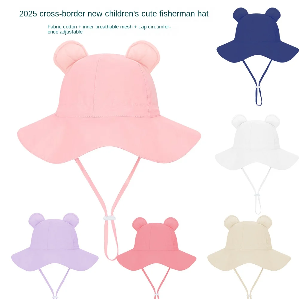 Cartoon Cotton Baby Summer Hat Large Brim With Ears Infant Bucket Hat Breathable Newborn Cap Toddler
Cartoon Cotton Baby Summer Hat Large Brim With Ears Infant Bucket Hat Breathable Newborn Cap Toddler
