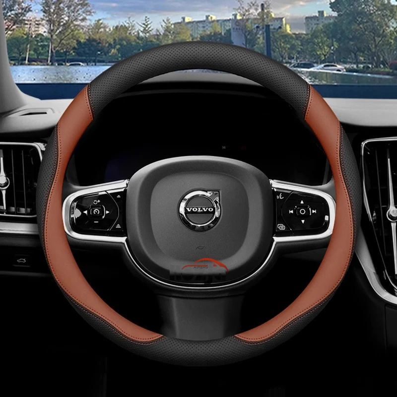 Leather Car Steering Wheel Cover for Volvo XC60 S90 ES90 XC90 EX90 EM90 XC40 2012 - 2023 2024 2025 2026 Interior Accessories
Leather Car Steering Wheel Cover for Volvo XC60 S90 ES90 XC90 EX90 EM90 XC40 2012 - 2023 2024 2025 2026 Interior Accessories