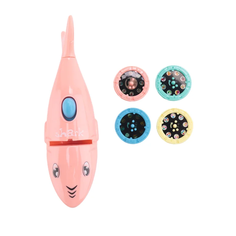 Flashlight Projector, Slide Projector Torch Light Slide Projector Flashlight, Kids Shark Projector Torches Easy To Use Pink-AT64
Flashlight Projector, Slide Projector Torch Light Slide Projector Flashlight, Kids Shark Projector Torches Easy To Use Pink-AT64