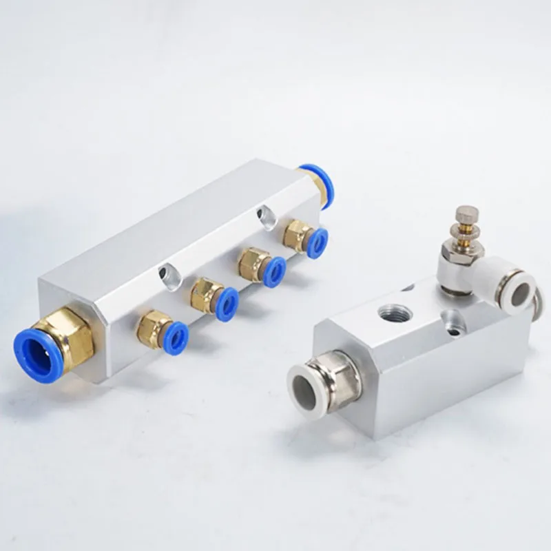 1/4" 1/2"PT Thread Versatile Pneumatic Aluminium Splitter with Multiple Ports Quick Connector Air Manifold Distributor Connector
1/4" 1/2"PT Thread Versatile Pneumatic Aluminium Splitter with Multiple Ports Quick Connector Air Manifold Distributor Connector