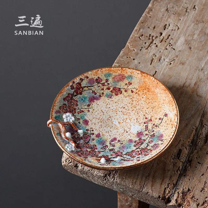 Three Times Handmade Old Rock Mud Dry Soaking Table, Zhiye Barbecue, Zen Meaning Plum Blossom Bearing, Water Storage Pot, Tea
Three Times Handmade Old Rock Mud Dry Soaking Table, Zhiye Barbecue, Zen Meaning Plum Blossom Bearing, Water Storage Pot, Tea