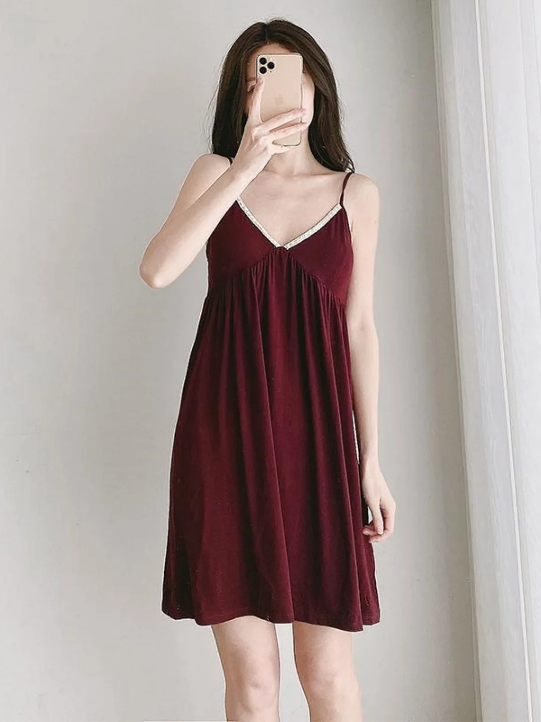 Summer Vintage V-Neck Sleeveless Lace Patchwork Midi plus Size Sleepwear Lazy Style Women's Nightgown Comfortable Home Clothes
Summer Vintage V-Neck Sleeveless Lace Patchwork Midi plus Size Sleepwear Lazy Style Women's Nightgown Comfortable Home Clothes