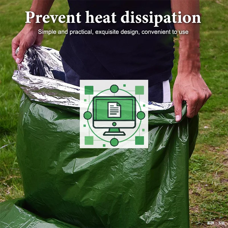 Outdoor Emergency Survival Sleeping Bag Thermal Blanket Mylar Waterproof Reusable Sack Portable Camping Hiking Emergency Gear
Outdoor Emergency Survival Sleeping Bag Thermal Blanket Mylar Waterproof Reusable Sack Portable Camping Hiking Emergency Gear