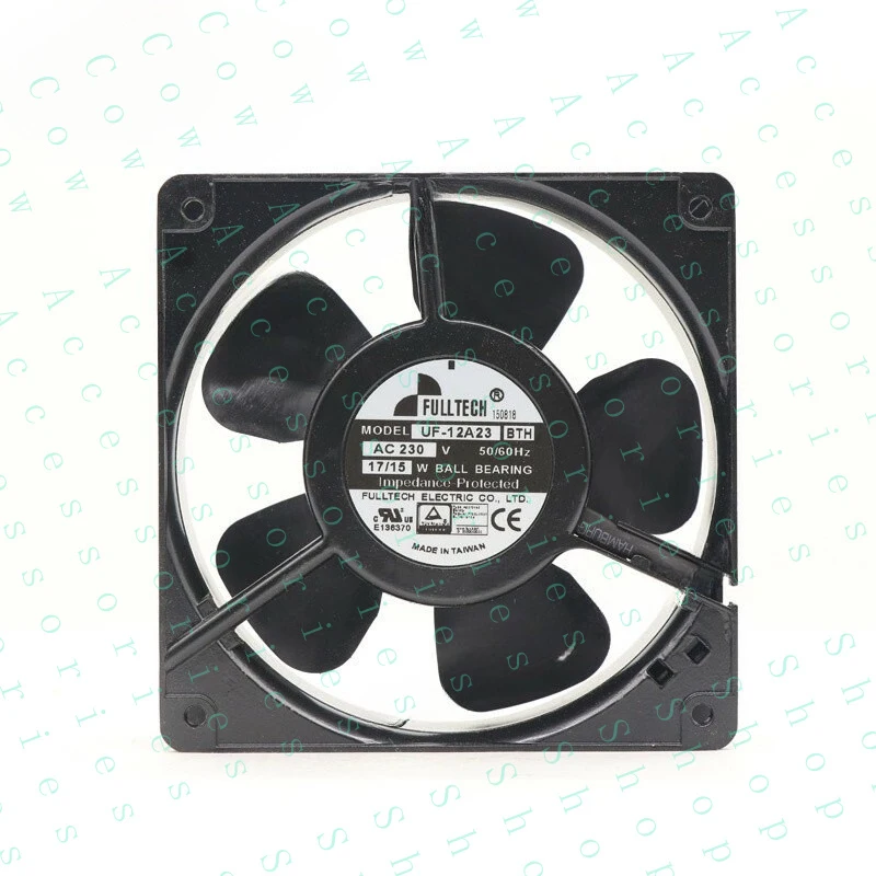 PP+ FOR FULLTECH UF-12A23 BTH Axial Fan AC 230V 17/15W 120*120*38MM Cabinet Cooling Fan
PP+ FOR FULLTECH UF-12A23 BTH Axial Fan AC 230V 17/15W 120*120*38MM Cabinet Cooling Fan
