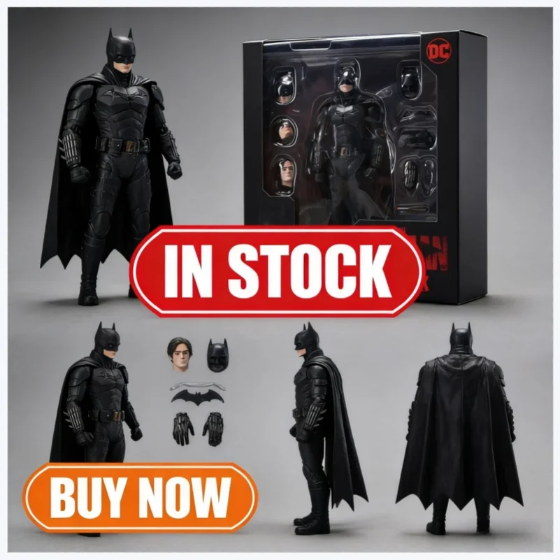 Hot In Stock Anime Figurines The Batman Mafex 188 Robert Pattinson Movie Version Figurine Justice League Batman Action Kids Toy
Hot In Stock Anime Figurines The Batman Mafex 188 Robert Pattinson Movie Version Figurine Justice League Batman Action Kids Toy