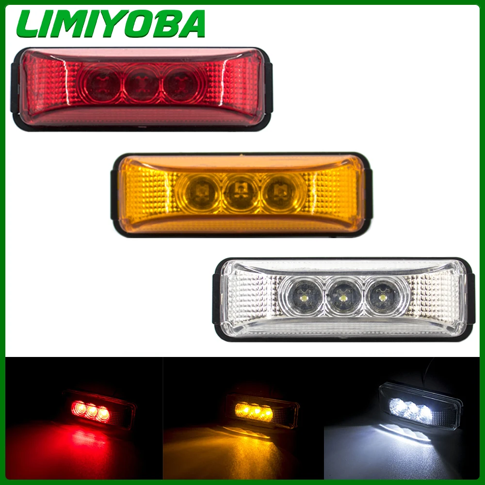 6PCS/Set Truck Tail Lights Outline Marker LED Side Marker 12V 24V LED Light Truck Parts Caravan Trailer Lamp LED Side Lights
6PCS/Set Truck Tail Lights Outline Marker LED Side Marker 12V 24V LED Light Truck Parts Caravan Trailer Lamp LED Side Lights