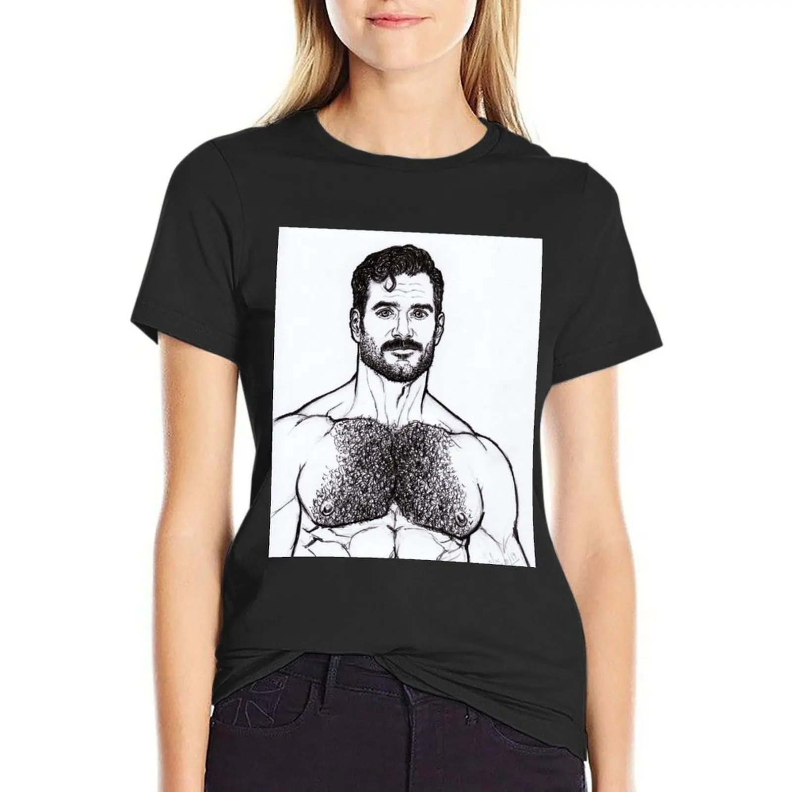 The Sketched Mustache T-Shirt summer top cute tops anime clothes ariat shirts for Women
The Sketched Mustache T-Shirt summer top cute tops anime clothes ariat shirts for Women