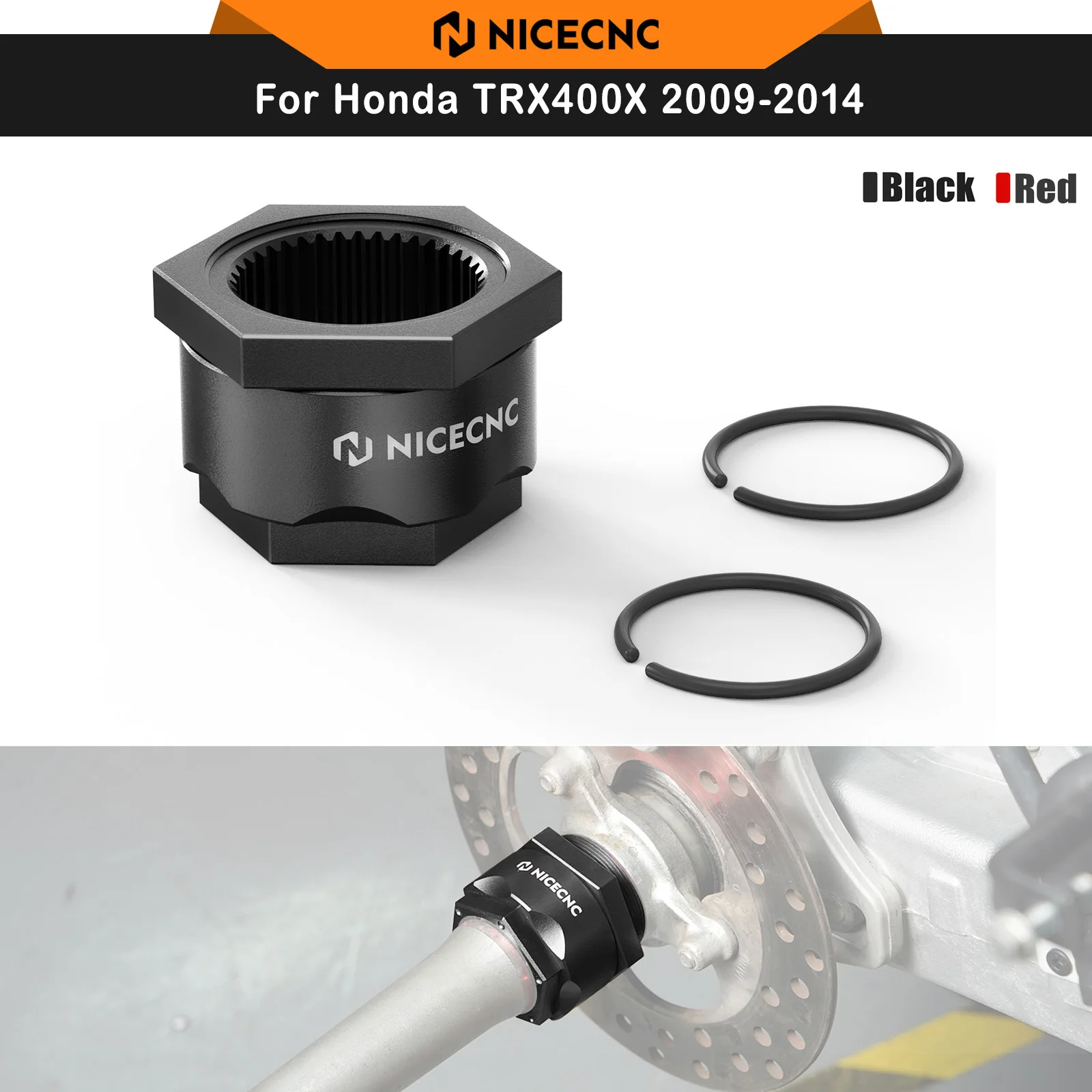 NICECNC For Honda TRX450R 2006-2009 ATV Rear Axle Lock Nut Assembly Sportrax 300 TRX250X TRX300X TRX400 TRX450ER FourTrax ATC
NICECNC For Honda TRX450R 2006-2009 ATV Rear Axle Lock Nut Assembly Sportrax 300 TRX250X TRX300X TRX400 TRX450ER FourTrax ATC