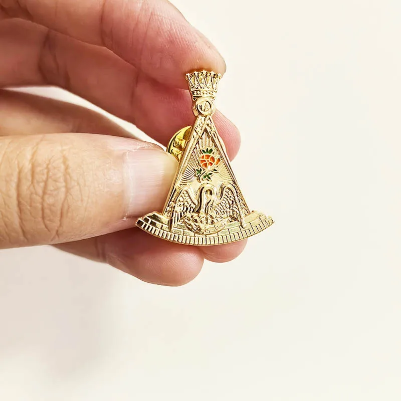 50pc Rosicrucian Society Freemason Crown Badge Masonic Lapel Pin Rose 18 Degree Societas Rosicruciana Square Compass
50pc Rosicrucian Society Freemason Crown Badge Masonic Lapel Pin Rose 18 Degree Societas Rosicruciana Square Compass