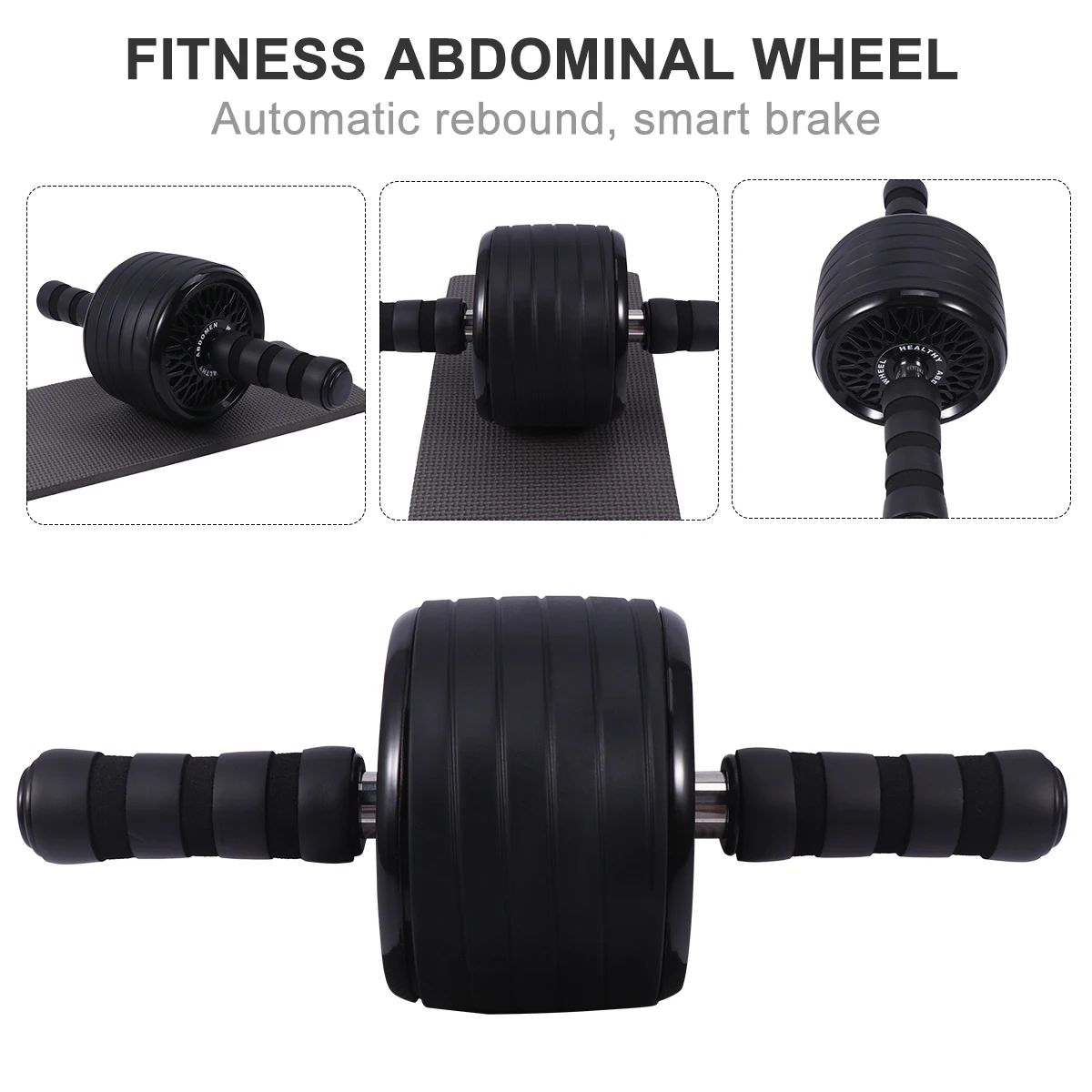 Silent Roller Abdomen Wheel Abdominal Exercise Device Gym Equipment for Home Workout Fitness
Silent Roller Abdomen Wheel Abdominal Exercise Device Gym Equipment for Home Workout Fitness