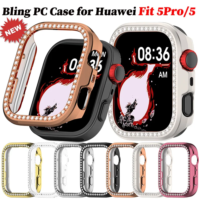 Bling PC Case for Huawei Watch Fit 5Pro Diamond All-Around Hollow Crystal Protective for Huawei Watch Fit 5 Watch Protector Case
Bling PC Case for Huawei Watch Fit 5Pro Diamond All-Around Hollow Crystal Protective for Huawei Watch Fit 5 Watch Protector Case
