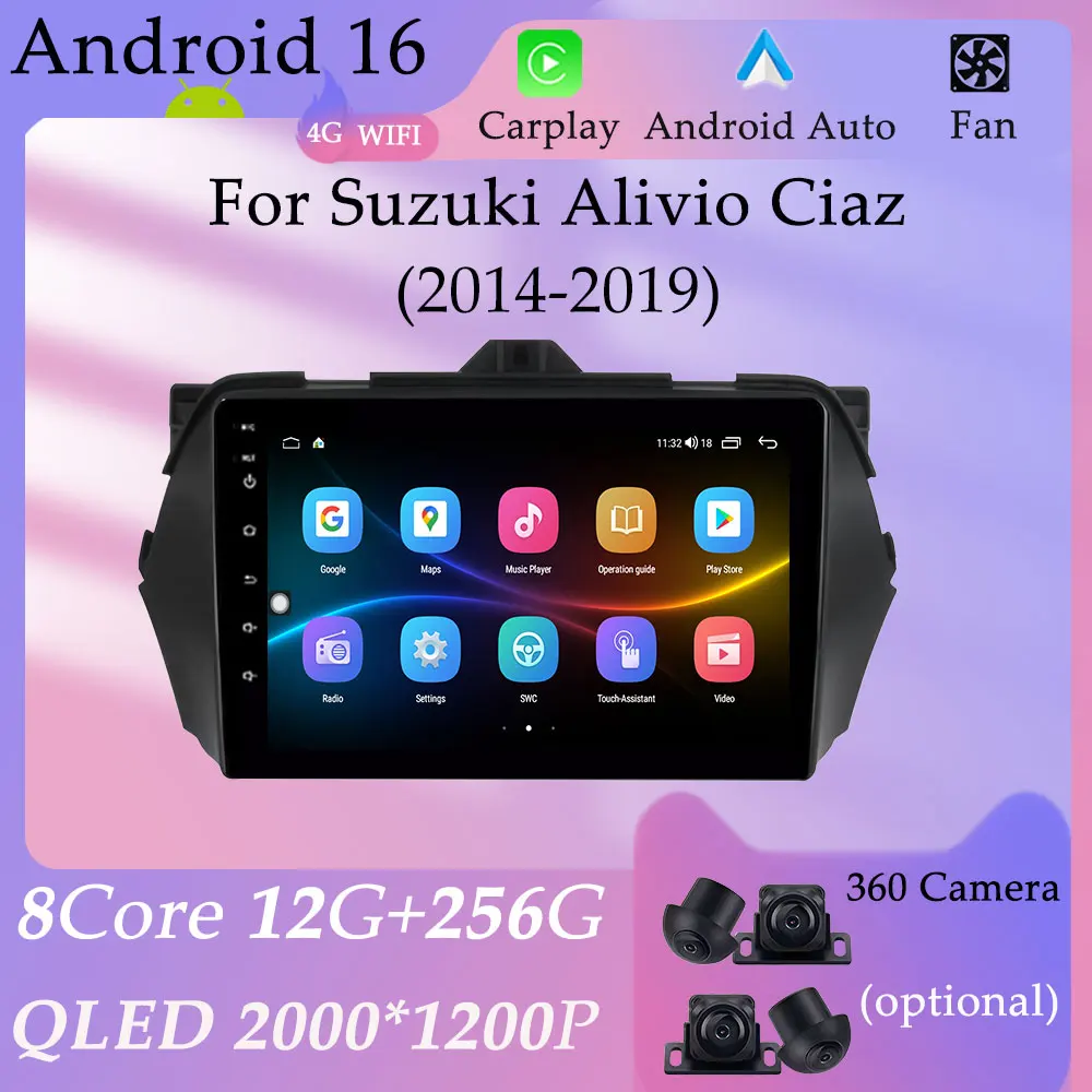 CarPlay HD Screen for Suzuki Alivio Ciaz 2014 - 2019 Car Radio Video Multimedia Player Split Screen GPS Navigation DSP Stereo
CarPlay HD Screen for Suzuki Alivio Ciaz 2014 - 2019 Car Radio Video Multimedia Player Split Screen GPS Navigation DSP Stereo